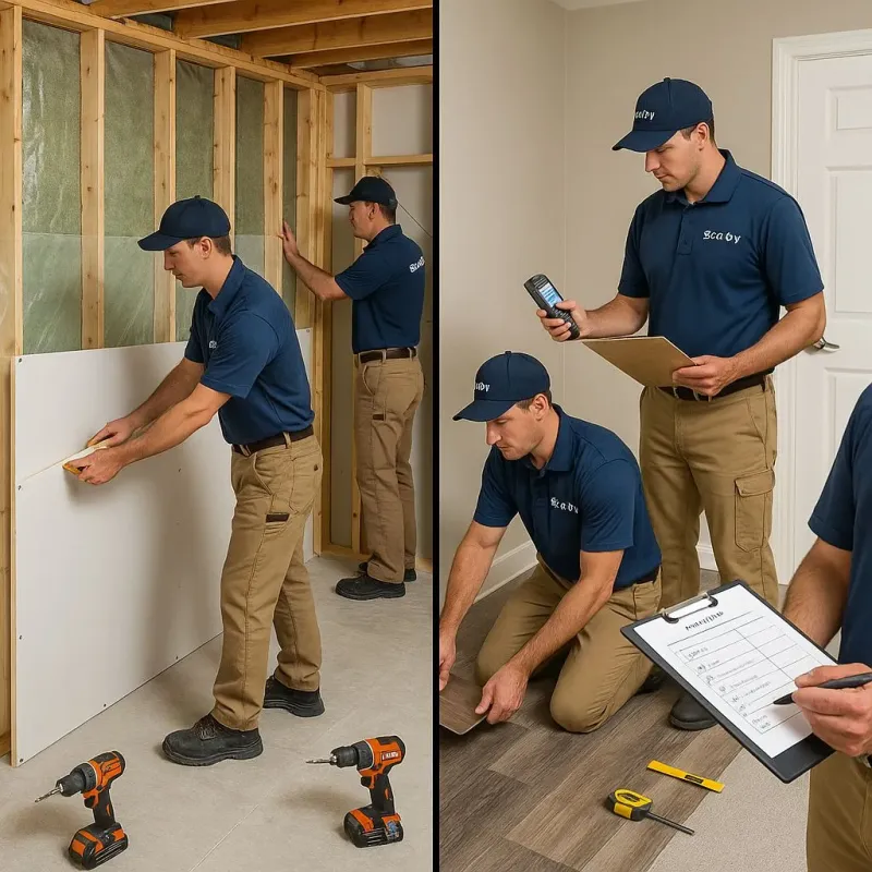 Repairs and Reconstruction process in Floyd County, IA
